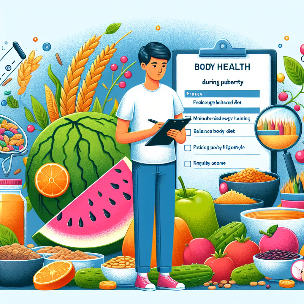 Tips Menjaga Kesehatan Tubuh Selama Pubertas dengan Pola Makan Seimbang