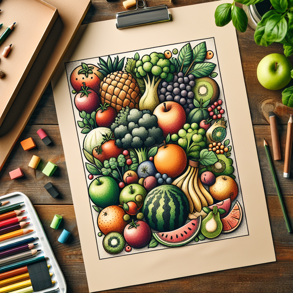 Ide Desain Poster Makanan Sehat yang Mudah Digambar untuk Semua Kalangan