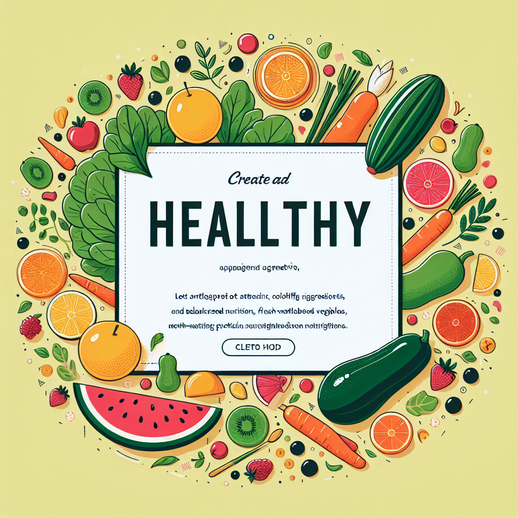 Cara Kreatif Membuat Iklan Makanan Sehat yang Menarik Perhatian